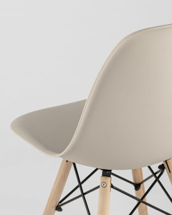Стул Eames Style DSW бежевый (разборный каркас)_9