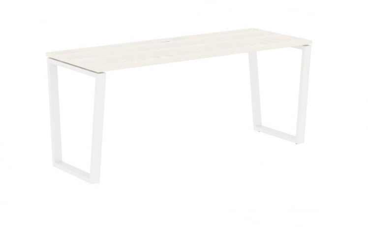 Стол письменный ЕДИС ЕВСТ 1767 Ясень Траун Белый / EDIS EVST_0