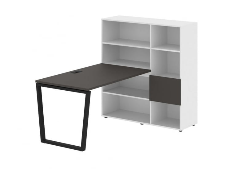 Рабочая станция ЕДИС ЕВРСТ 1213 Мокко Черный Белый / EDIS EVRST_0