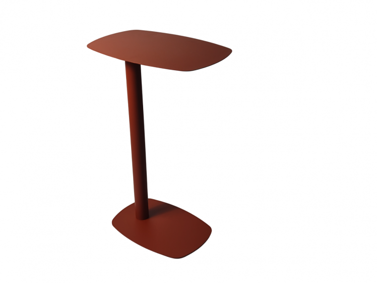 Журнальный столик Eanna L металл красный_1