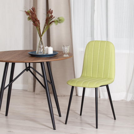 Стул ARC ARC ткань/металл, 46 х 52 х 88 см, фисташковый 64/черный_8