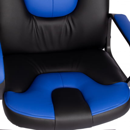Кресло NEO 2 (22) экокожа Черный/синий 36-6/36-39_8