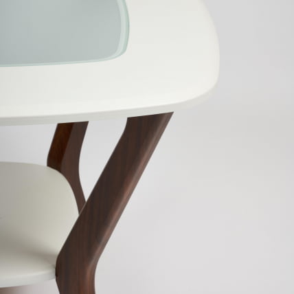 Стол журнальный GOODWIN МДФ/дерево, 65*65*50 см, белый_3