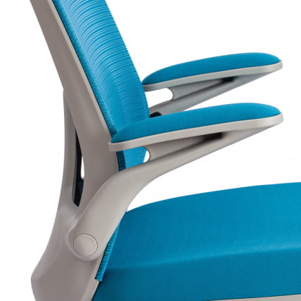 Кресло MESH-10 ткань, голубой_10