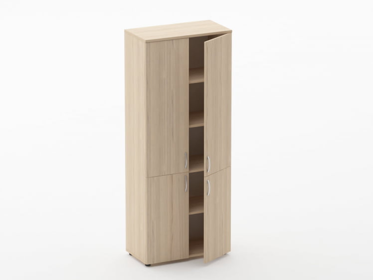 Шкаф высокий закрытый Glassy 6.19.131 Бук светлый_1