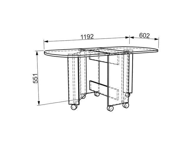 Стол журнальный Модуль №03 Венге_2