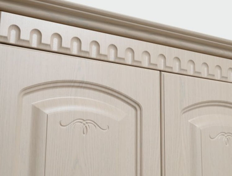 Шкаф МЦН комбинированный двухдверный Гармония-4 02 Дуб беленый Туя светлая_3