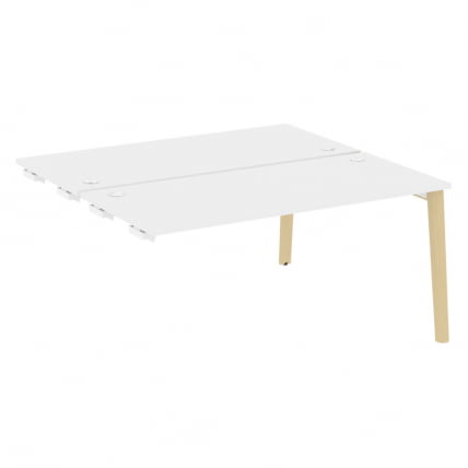 Стол-приставка двойной к опорным элементам ONIX WOOD OW.D.SPR-4.7 Белый Бриллиант/Светлый_0