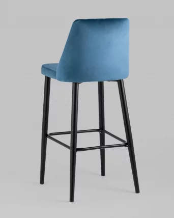 Стул барный Диего Пыльно-синий_5