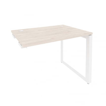 Стол-приставка на О-образном м/к к опорным элементам ONIX O.MO-SPR-1.7 Денвер Светлый/Белый_0