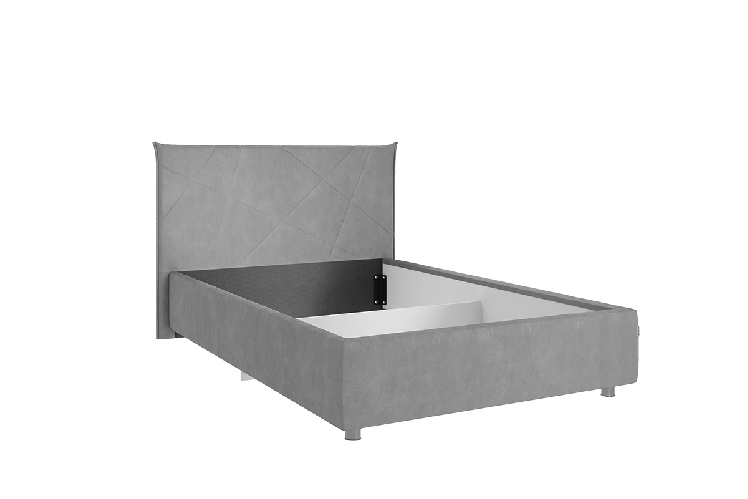 Кровать 1.2 Квест с основанием ZO.KM1.2-03 нежно-розовый (велюр)_1