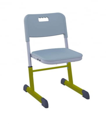 Стул ученический НОМАД регулируемый по высоте (рост 3-7) Оливковый/Серый / NOMAD_0