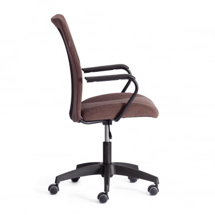 Кресло STAFF STAFF флок/ткань, коричневый/черный, 6/W-11_1