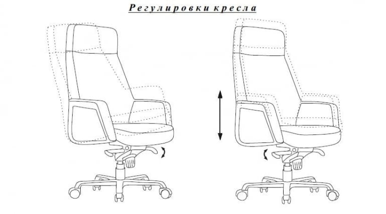 Кресло руководителя Бюрократ ANTONIO/BLACK_4