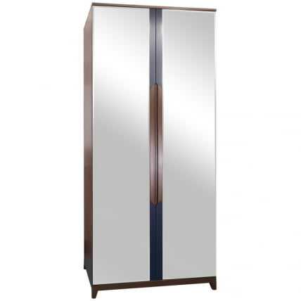 Шкаф двухстворчатый Сканди с зеркалами Сапфир_0