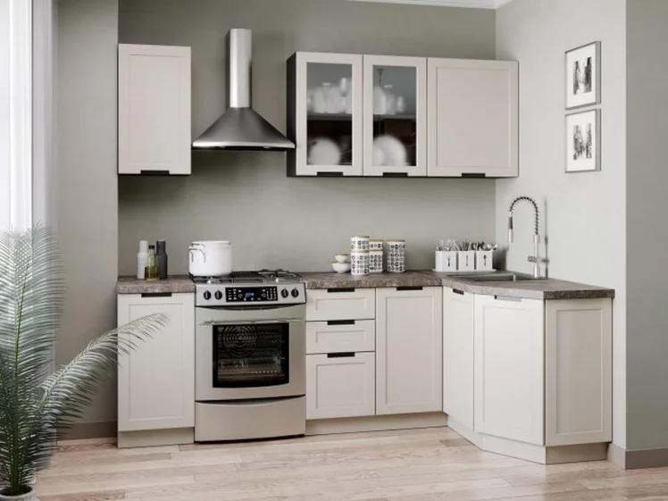 Шкаф кухонный угловой 600 Джамис ЛД 296.610.000.158 Черный Кашмир_2