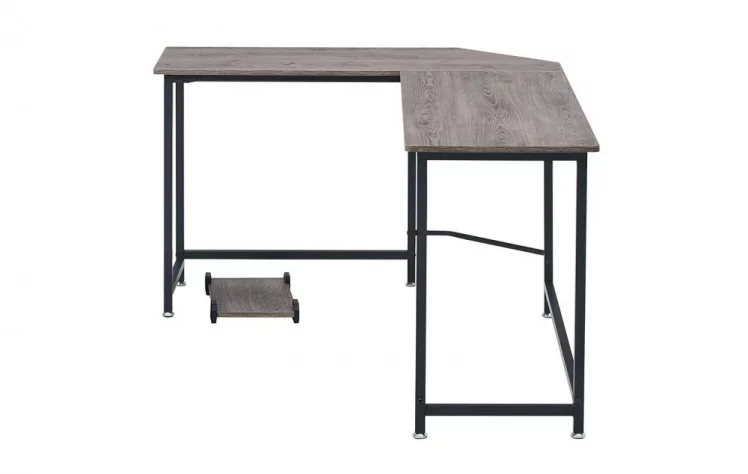 Угловой письменный стол КИВИ Черный дуб БЛАCК ОАК / KIWI BLACK OAK_9