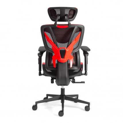 Кресло KingCobra иск. кожа / сетка, черный / красный_3