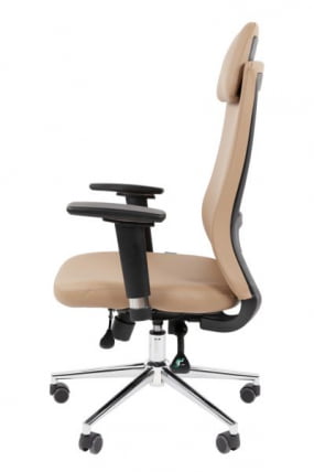 Офисное кресло CХАИРМАН 500 ЛЮКС (ЛУКС) ЭКО экокожа Бежевый / CHAIRMAN (LUX)_6