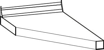 Столешница торцевая левая ПФК 14.30лев_1