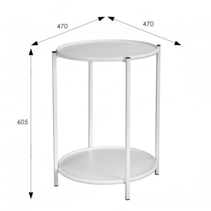 Стол журнальный BeautyStyle 21 Белый_10