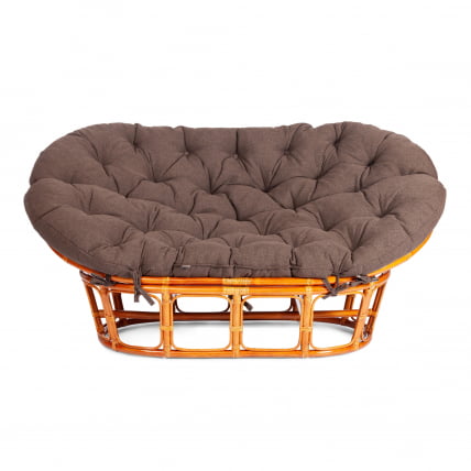 Диван MAMASAN/МАМАСАН 23/02 W /с подушкой/ подушка 182х119 см, 169х102х80 см, Honey (мед), ткань, коричневый, 3М7-147_2