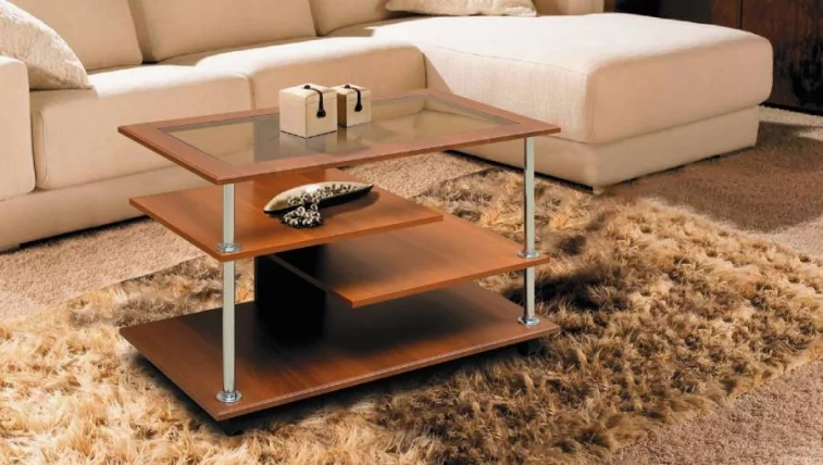 Стол журнальный №4 Итальянский орех (матовый)_0