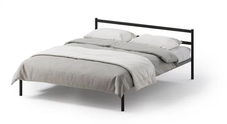 Кровать Метта 1600x2000 Черная_0