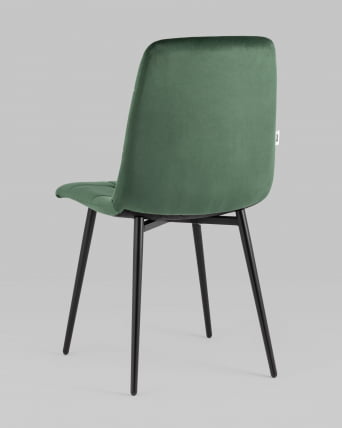 Стул Одди велюр Зеленый_5
