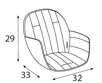 Текстиль в стул Micuna OVO LUXE TX-1646 Jeans_6