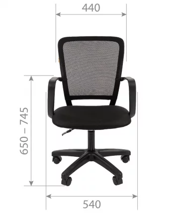 Кресло для оператора Chairman 698LT Красный_3