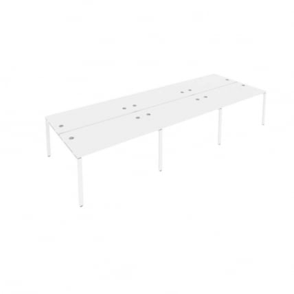 Рабочая станция на 6 раб.места Metal System Б.СМ-6.3 Белый_0