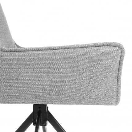 Кресло Murano/Мурано опора 360, велюр/букле (HYP), светло-серый_10