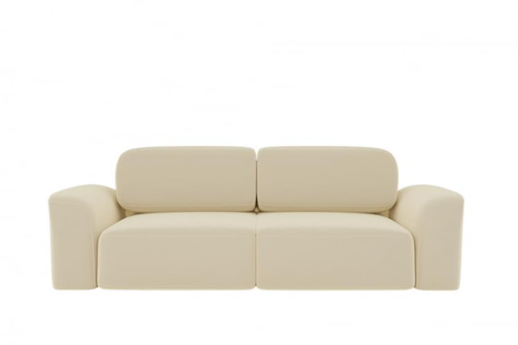 Диван прямой Сольхейм (Berhouse) Цвет фасада: Левис 02 велюр; Тип: Прямой; Материал фасада: Металл/Велюр_0