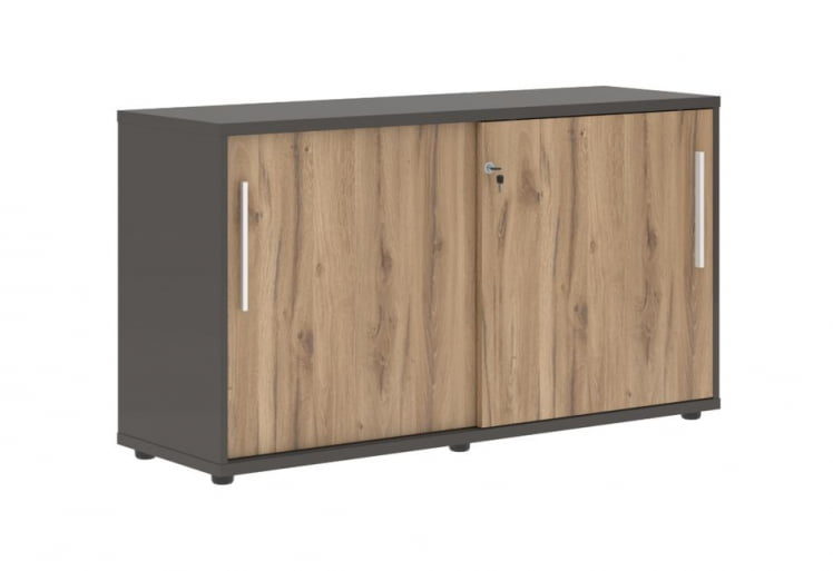 Шкаф с дверьми-купе ЕДИС ЕЛC 1343 Дуб Денвер светлый Белый Мокко / EDIS ELC_0