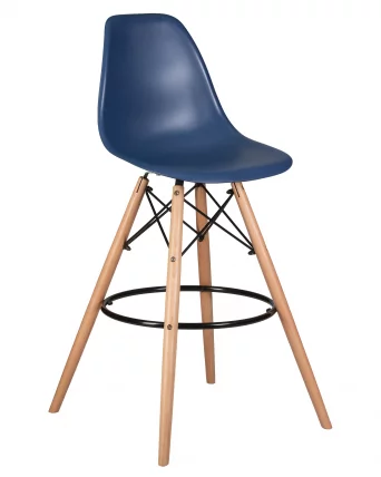 Стул барный ДОБРИН ДСВ БАР Темно-синий БЕ-12 / DOBRIN DSW BAR BE-12_0
