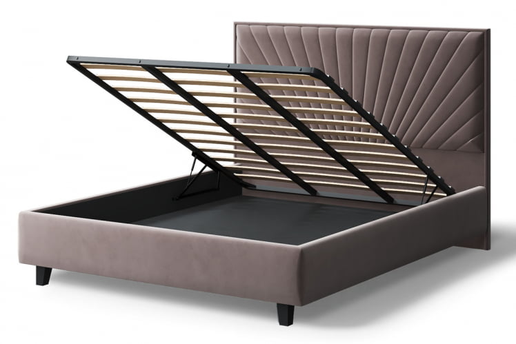 Кровать Леона, 2000 * 1800мм, кофе_3