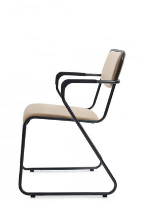 Кресло Никс Плус РCХ ОМКЛ-04Б Бежевый/Металл Черный / Nix Plus RCH OMKL-04B_5