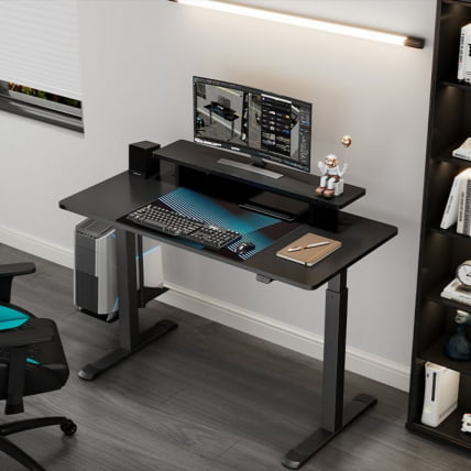 Стол для для компьютера c электрической регулировкой по высоте EUREKA ERK-SM47-B_8