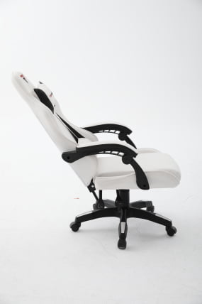 Кресло спортивное ТопЧаирс Пхантом бело-черный / TopChairs Phantom_5