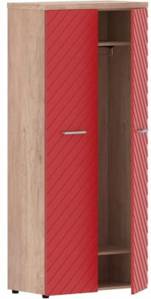 Гардероб Torr LUX TLCW 85 Дуб Каньон Красный_1