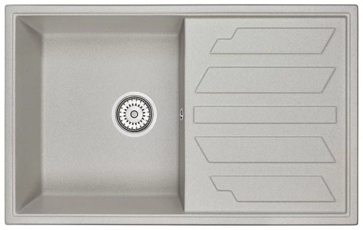 Кухонная мойка GRANULA 8002 Базальт_0