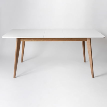 Стол обеденный Пегас Plus 120x75 Морилка Дуб золотой Эмаль белая_1