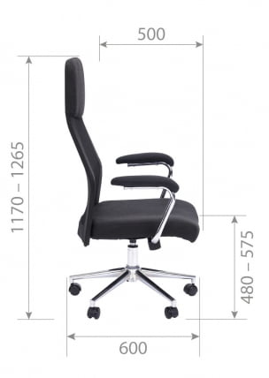 Кресло руководителя Chairman CH621 Серый_4