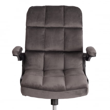 Кресло офисное Лугано велюр, темно-серый / Lugano_5