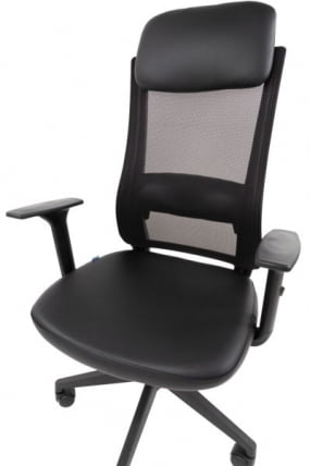 Офисное кресло CХАИРМАН 500 ЛТ (ЛТ) ЭКО экокожа Черный / CHAIRMAN (LT)_2