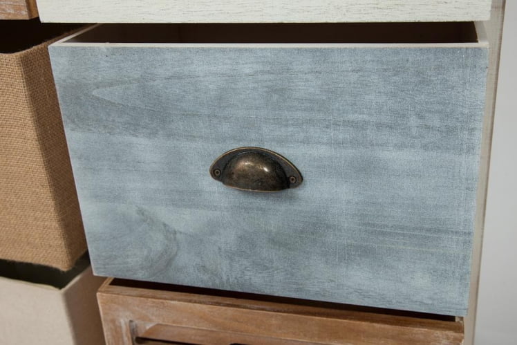 Тумба с 6 ящиками Secret De Maison MARITIME 6 ( mod. HX16-006NS ) butter white/navy design_2