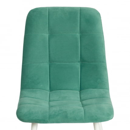 Стул CHILLY MAX Велюр/металл , 45 х 54 х 90 см , бирюзово-зеленый/белый_5