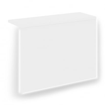 Накладка с подсветкой прямая высокая для О.Р-Ф.МП.В-138 ОНИКС О.Р-НП.В-138.1.С Белый Бриллиант / О.R-F.MP.V-138 ONIX О.R-NP.V-138.1.S_0