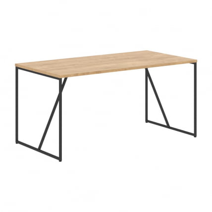 Стол письменный ЛОФТИС ЛСТ 1580 Дуб Бофорд/Черный / LOFTIS LST_0